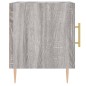 vidaXL Mesitas noche 2 uds madera ingeniería gris Sonoma 40x40x50 cm vidaXL Mesitas noche 2 uds madera ingeniería gris Sonoma 40x40x50 cm