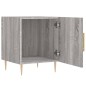 vidaXL Mesitas noche 2 uds madera ingeniería gris Sonoma 40x40x50 cm vidaXL Mesitas noche 2 uds madera ingeniería gris Sonoma 40x40x50 cm