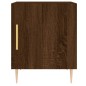 vidaXL Mesitas noche 2 uds madera ingeniería marrón roble 40x40x50 cm vidaXL Mesitas noche 2 uds madera ingeniería marrón roble 40x40x50 cm