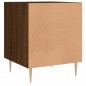 vidaXL Mesitas noche 2 uds madera ingeniería marrón roble 40x40x50 cm vidaXL Mesitas noche 2 uds madera ingeniería marrón roble 40x40x50 cm