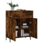 vidaXL Aparador de madera de ingeniería roble ahumado 69,5x34x90 cm vidaXL Aparador de madera de ingeniería roble ahumado 69,5x34x90 cm