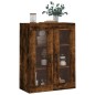 vidaXL Armario de pared roble ahumado 69,5x34x90 cm vidaXL Armario de pared roble ahumado 69,5x34x90 cm