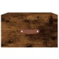 vidaXL Mesitas de noche de pared 2 uds color roble ahumado 35x35x20 cm vidaXL Mesitas de noche de pared 2 uds color roble ahumado 35x35x20 cm