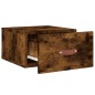 vidaXL Mesitas de noche de pared 2 uds color roble ahumado 35x35x20 cm vidaXL Mesitas de noche de pared 2 uds color roble ahumado 35x35x20 cm