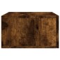 vidaXL Mesitas de noche de pared 2 uds color roble ahumado 35x35x20 cm vidaXL Mesitas de noche de pared 2 uds color roble ahumado 35x35x20 cm