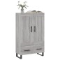 vidaXL Aparador alto madera de ingeniería gris Sonoma 69,5x31x115 cm vidaXL Aparador alto madera de ingeniería gris Sonoma 69,5x31x115 cm