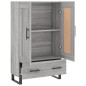 vidaXL Aparador alto madera de ingeniería gris Sonoma 69,5x31x115 cm vidaXL Aparador alto madera de ingeniería gris Sonoma 69,5x31x115 cm