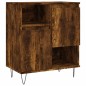 vidaXL Aparador madera contrachapada color roble ahumado 60x35x70 cm