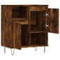 vidaXL Aparador madera contrachapada color roble ahumado 60x35x70 cm
