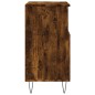 vidaXL Aparador madera contrachapada color roble ahumado 60x35x70 cm