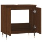 vidaXL Armario de baño madera de ingeniería marrón roble 58x33x60 cm vidaXL Armario de baño madera de ingeniería marrón roble 58x33x60 cm