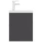vidaXL Mueble con lavabo madera de ingeniería gris vidaXL Mueble con lavabo madera de ingeniería gris