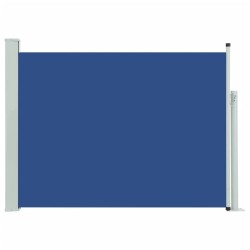 vidaXL Toldo lateral retráctil de jardín azul 100x500 cm