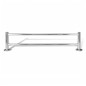 vidaXL Toallero de acero inoxidable 2 tubos vidaXL Toallero de acero inoxidable 2 tubos