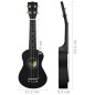 vidaXL Set de ukelele soprano con funda para niños negro 21" vidaXL Set de ukelele soprano con funda para niños negro 21"