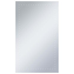 vidaXL Espejo de pared de baño con LED 60x100 cm
