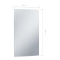 vidaXL Espejo de pared de baño con LED 60x100 cm