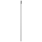 vidaXL Puerta corredera ESG vidrio y aluminio negra 76x205 cm