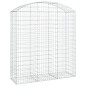 vidaXL Cesta gaviones forma arco hierro galvanizado 150x50x160/180 cm vidaXL Cesta gaviones forma arco hierro galvanizado 150x50x160/180 cm