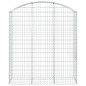 vidaXL Cesta gaviones forma arco hierro galvanizado 150x50x160/180 cm vidaXL Cesta gaviones forma arco hierro galvanizado 150x50x160/180 cm