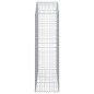 vidaXL Cesta gaviones forma arco hierro galvanizado 150x50x160/180 cm vidaXL Cesta gaviones forma arco hierro galvanizado 150x50x160/180 cm