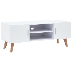 vidaXL Mueble para el televisor 120x40x46 cm MDF blanco