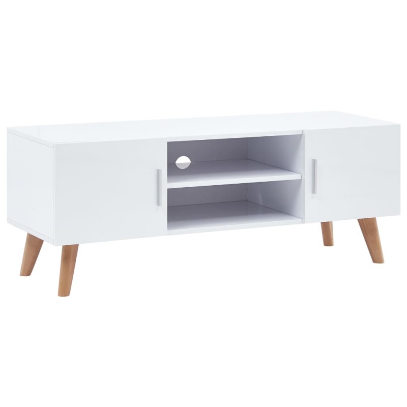 vidaXL Mueble para el televisor 120x40x46 cm MDF blanco vidaXL Mueble para el televisor 120x40x46 cm MDF blanco