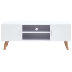 vidaXL Mueble para el televisor 120x40x46 cm MDF blanco