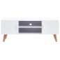 vidaXL Mueble para el televisor 120x40x46 cm MDF blanco vidaXL Mueble para el televisor 120x40x46 cm MDF blanco