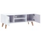 vidaXL Mueble para el televisor 120x40x46 cm MDF blanco vidaXL Mueble para el televisor 120x40x46 cm MDF blanco