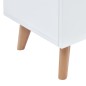 vidaXL Mueble para el televisor 120x40x46 cm MDF blanco vidaXL Mueble para el televisor 120x40x46 cm MDF blanco