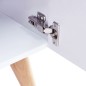 vidaXL Mueble para el televisor 120x40x46 cm MDF blanco vidaXL Mueble para el televisor 120x40x46 cm MDF blanco