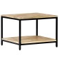 vidaXL Mesa de centro de madera maciza de mango 60x60x45 cm vidaXL Mesa de centro de madera maciza de mango 60x60x45 cm