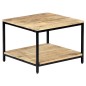 vidaXL Mesa de centro de madera maciza de mango 60x60x45 cm vidaXL Mesa de centro de madera maciza de mango 60x60x45 cm
