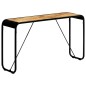 vidaXL Mesa consola de madera maciza de mango sin tratar 140x35x76 cm vidaXL Mesa consola de madera maciza de mango sin tratar 140x35x76 cm