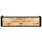 vidaXL Mesa consola de madera maciza de mango sin tratar 140x35x76 cm vidaXL Mesa consola de madera maciza de mango sin tratar 140x35x76 cm