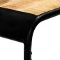 vidaXL Mesa consola de madera maciza de mango sin tratar 140x35x76 cm vidaXL Mesa consola de madera maciza de mango sin tratar 140x35x76 cm