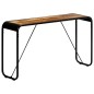 vidaXL Mesa consola de madera maciza de mango sin tratar 140x35x76 cm vidaXL Mesa consola de madera maciza de mango sin tratar 140x35x76 cm