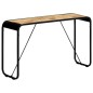 vidaXL Mesa consola de madera maciza de mango sin tratar 140x35x76 cm vidaXL Mesa consola de madera maciza de mango sin tratar 140x35x76 cm
