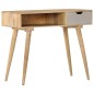 vidaXL Mesa consola de madera maciza de mango 89x44x76 cm vidaXL Mesa consola de madera maciza de mango 89x44x76 cm