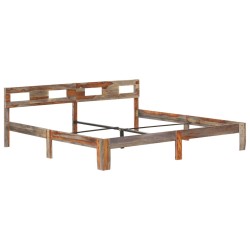 vidaXL Estructura de cama de madera maciza de sheesham 200x200 cm