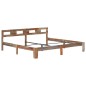 vidaXL Estructura de cama de madera maciza de sheesham 200x200 cm