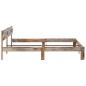 vidaXL Estructura de cama de madera maciza de sheesham 200x200 cm