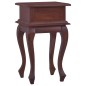 vidaXL Mesita de noche clásica madera maciza caoba marrón 35x30x60 cm vidaXL Mesita de noche clásica madera maciza caoba marrón 35x30x60 cm