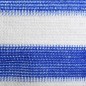 vidaXL Toldo para balcón HDPE azul y blanco 120x600 cm vidaXL Toldo para balcón HDPE azul y blanco 120x600 cm