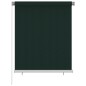 vidaXL Persiana enrollable de jardín HDPE verde oscuro 120x140 cm vidaXL Persiana enrollable de jardín HDPE verde oscuro 120x140 cm