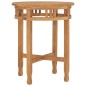 vidaXL Mesa de bistró de madera maciza de teca Ø60x60 cm vidaXL Mesa de bistró de madera maciza de teca Ø60x60 cm