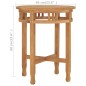 vidaXL Mesa de bistró de madera maciza de teca Ø60x60 cm vidaXL Mesa de bistró de madera maciza de teca Ø60x60 cm