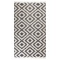 vidaXL Alfombra de exterior tejido plano negro y beige claro 115x170cm vidaXL Alfombra de exterior tejido plano negro y beige claro 115x170cm