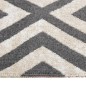 vidaXL Alfombra de exterior tejido plano negro y beige claro 115x170cm vidaXL Alfombra de exterior tejido plano negro y beige claro 115x170cm
